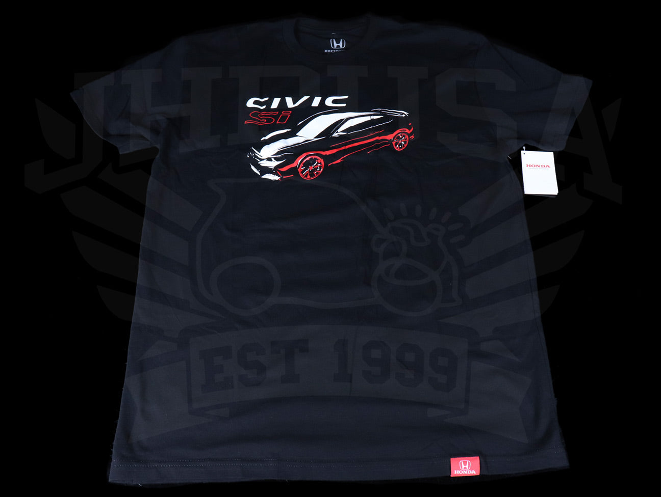  Official Licensed - Honda Civic Si Silhouette T-Shirt 