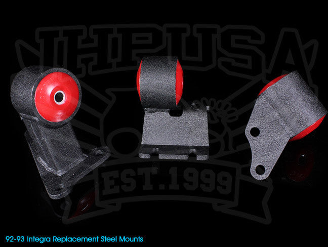  Innovative Steel Replacement Engine Mount Kit - 92-93 Integra Non-VTEC 