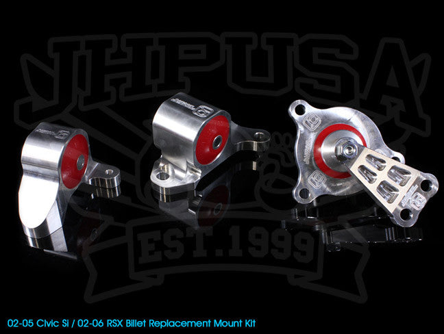  Innovative Billet Replacement Engine Mount Kit - 02-05 Civic Si / 02-06 RSX 