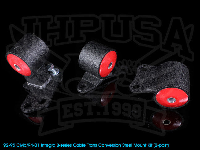  Innovative Hydro to Cable B-series Trans Steel Mount Kit (2-post) - 92-95 Civic / 94-01 Integra 