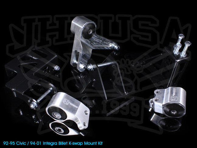  Innovative Billet K-series Engine Mount Kit - 92-95 Civic / 93-97 Delsol / 94-01 Integra 