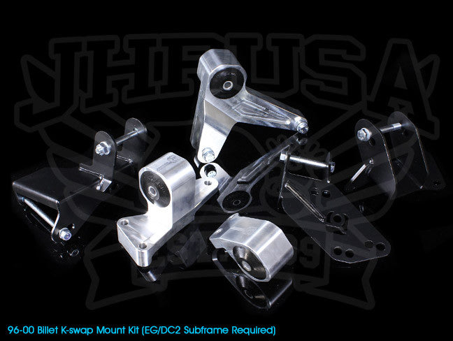  Innovative Billet K-series Engine Mount Kit - 96-00 Civic (EG/DC2 subframe) 