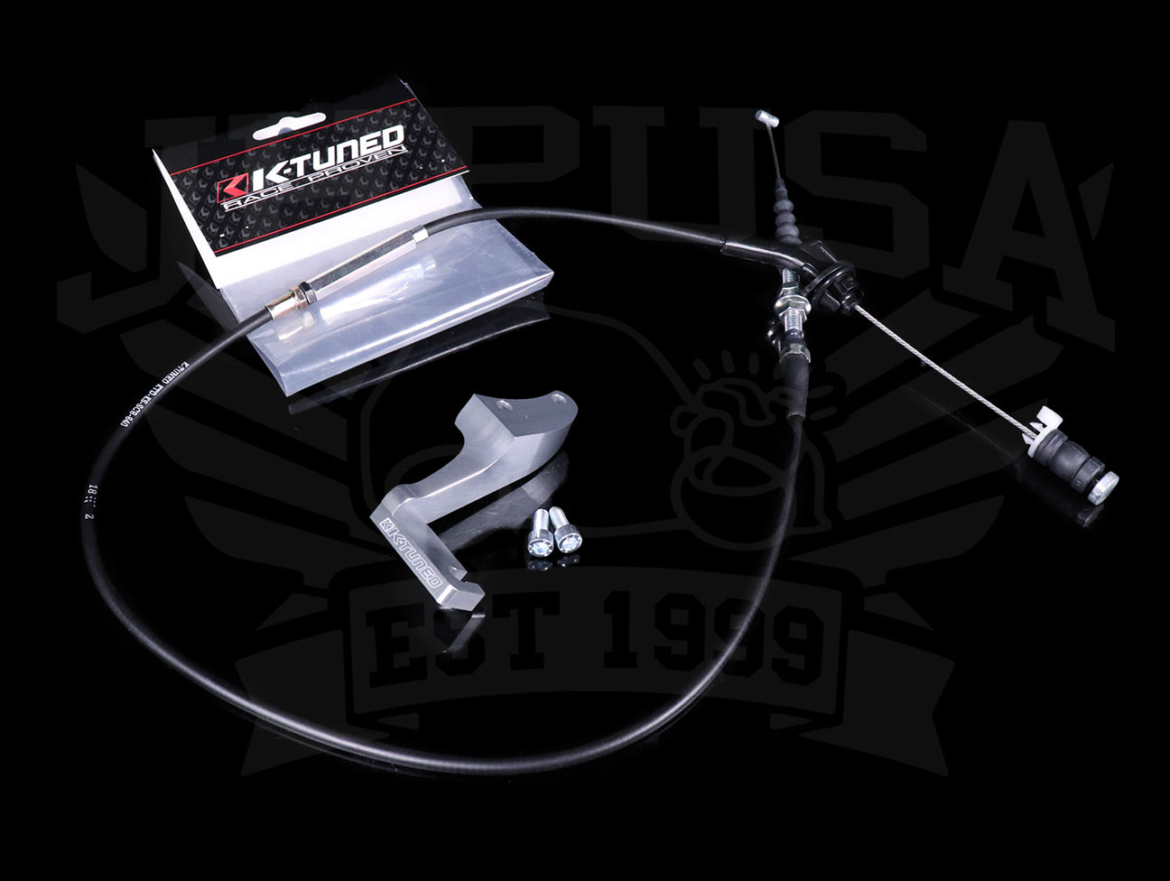  K-Tuned K-series Throttle Cable w/ Billet Bracket - Civic / Integra / RSX 