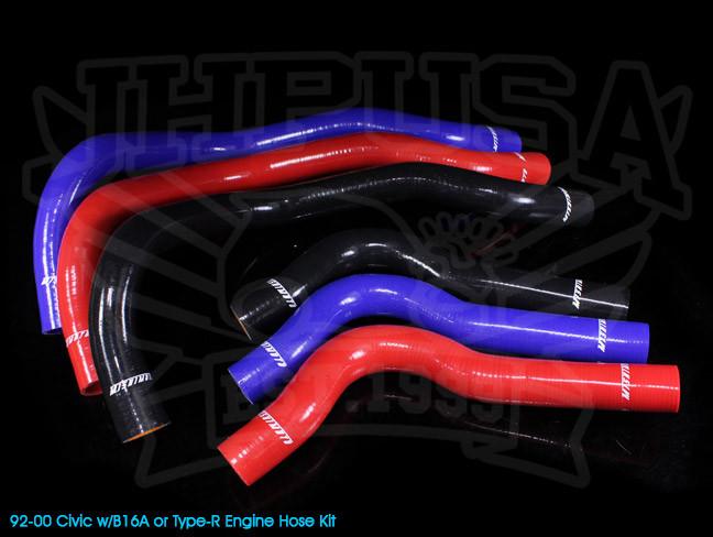  Mishimoto Silicone Blue Radiator Hose Kits - Honda / Acura 