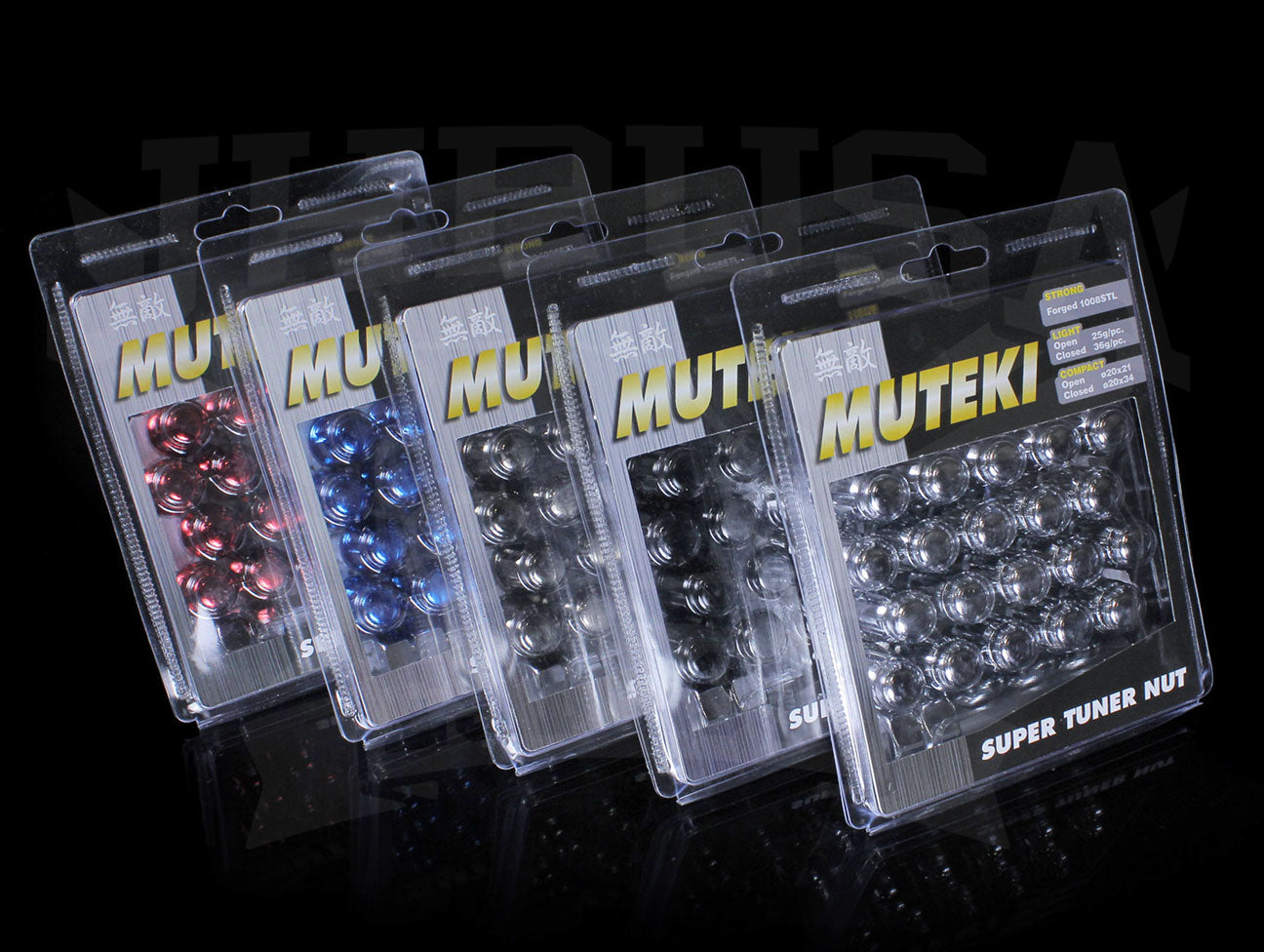  Muteki Super Tuner Lug Nuts - Closed End 