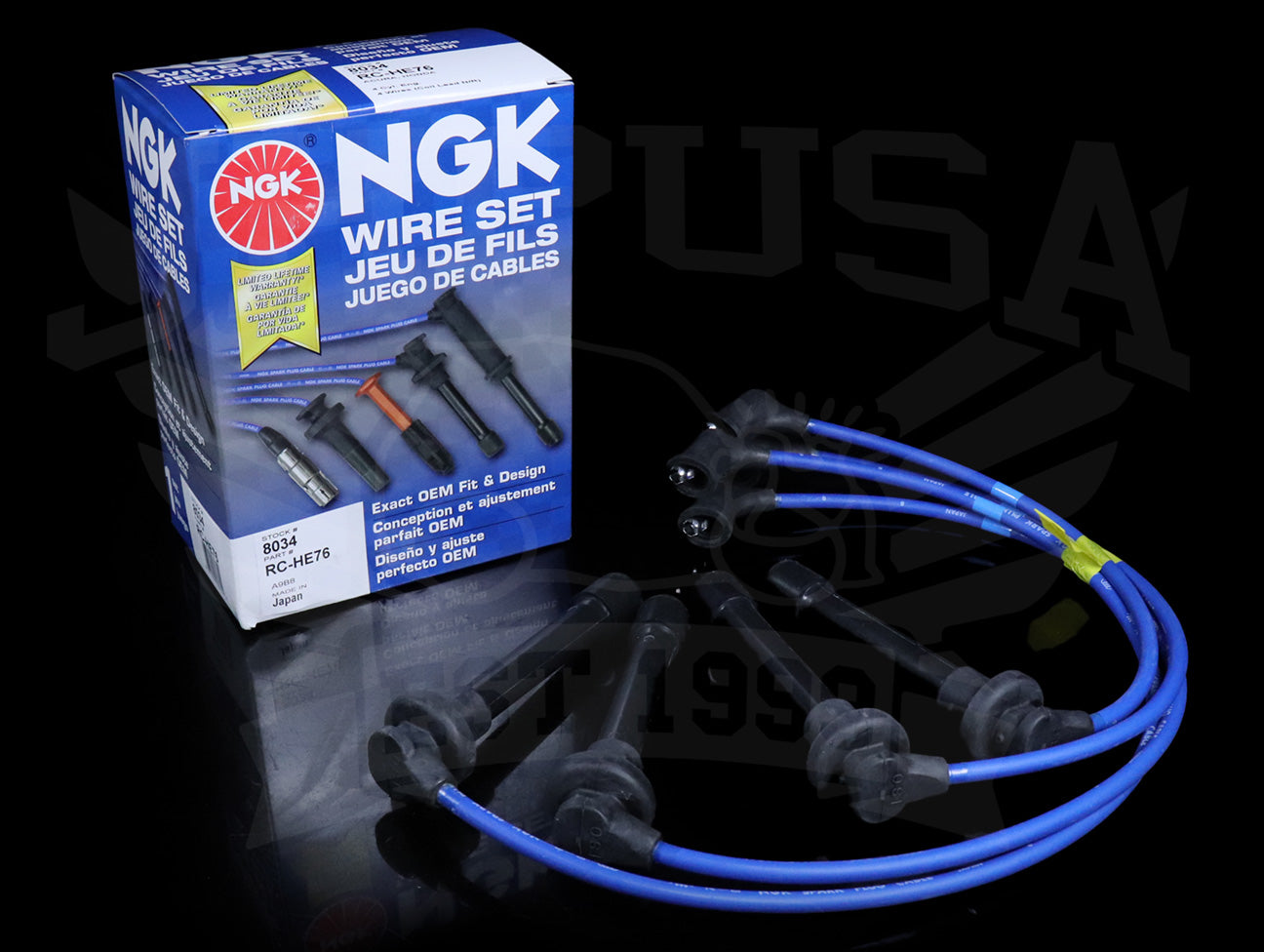  NGK Spark Plug Wires - B/D/H-series VTEC Engines 