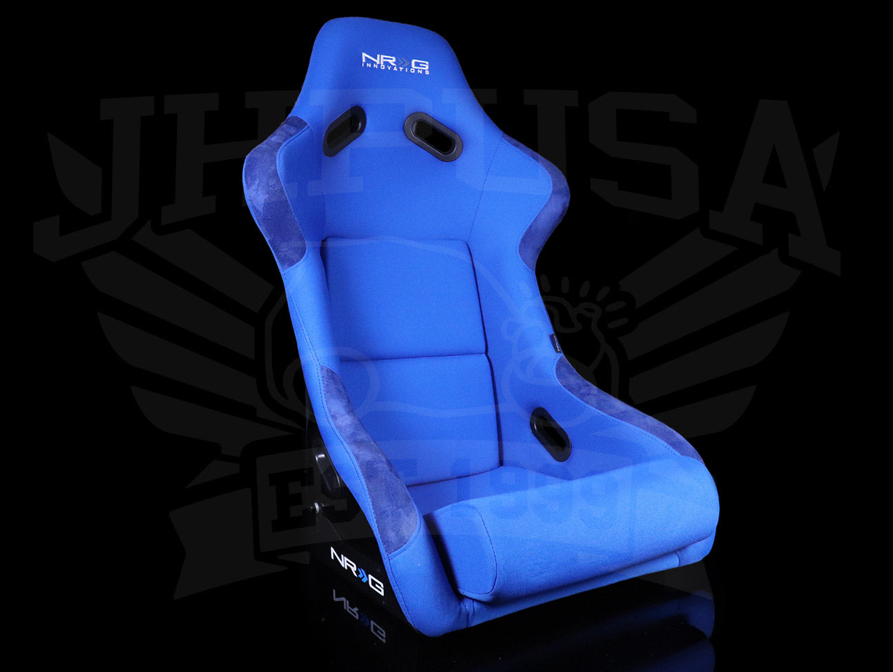  NRG FRP Race Bucket Seat - Large / Blue 