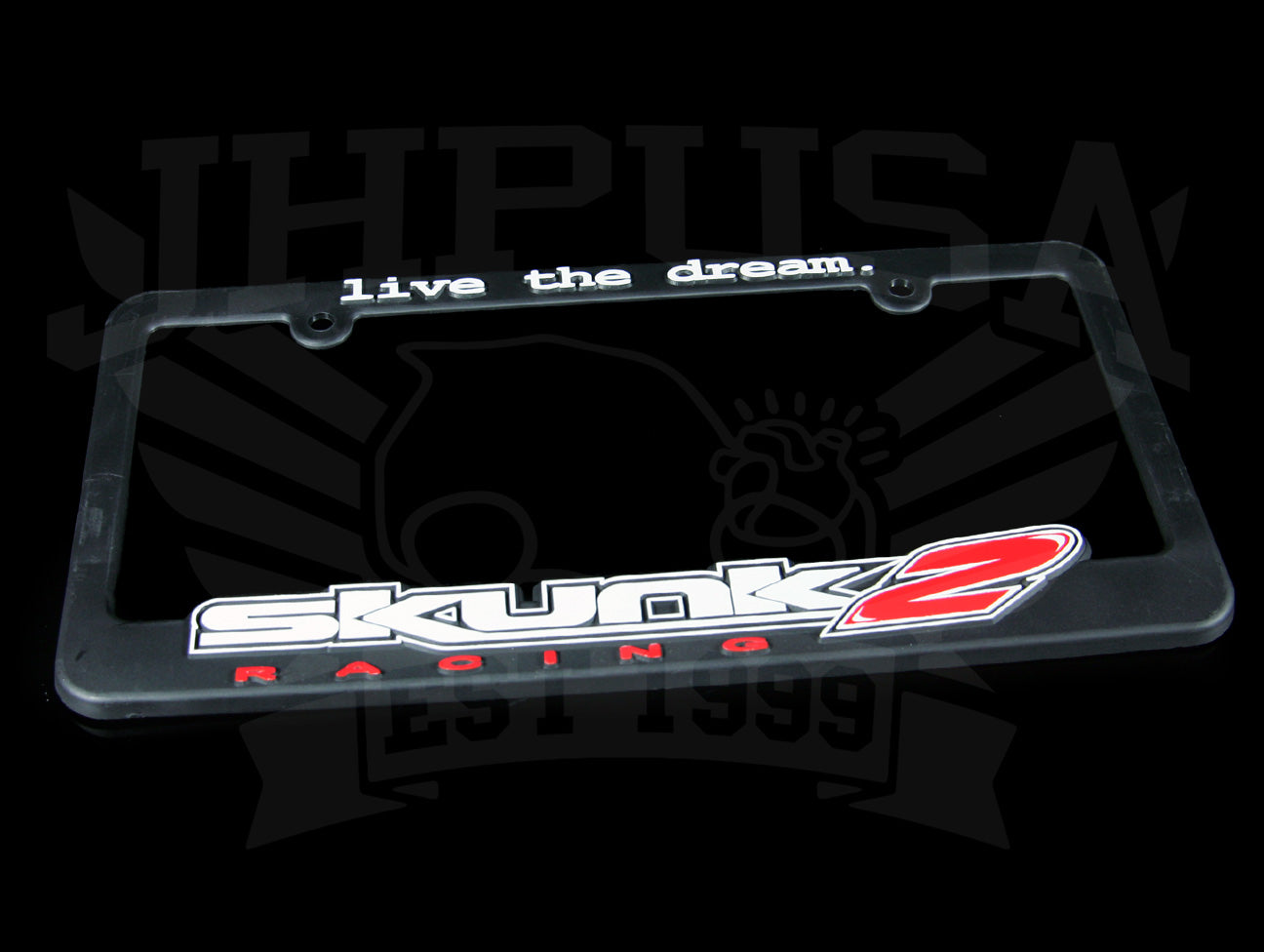  Skunk2 'Live The Dream' License Plate Frame 