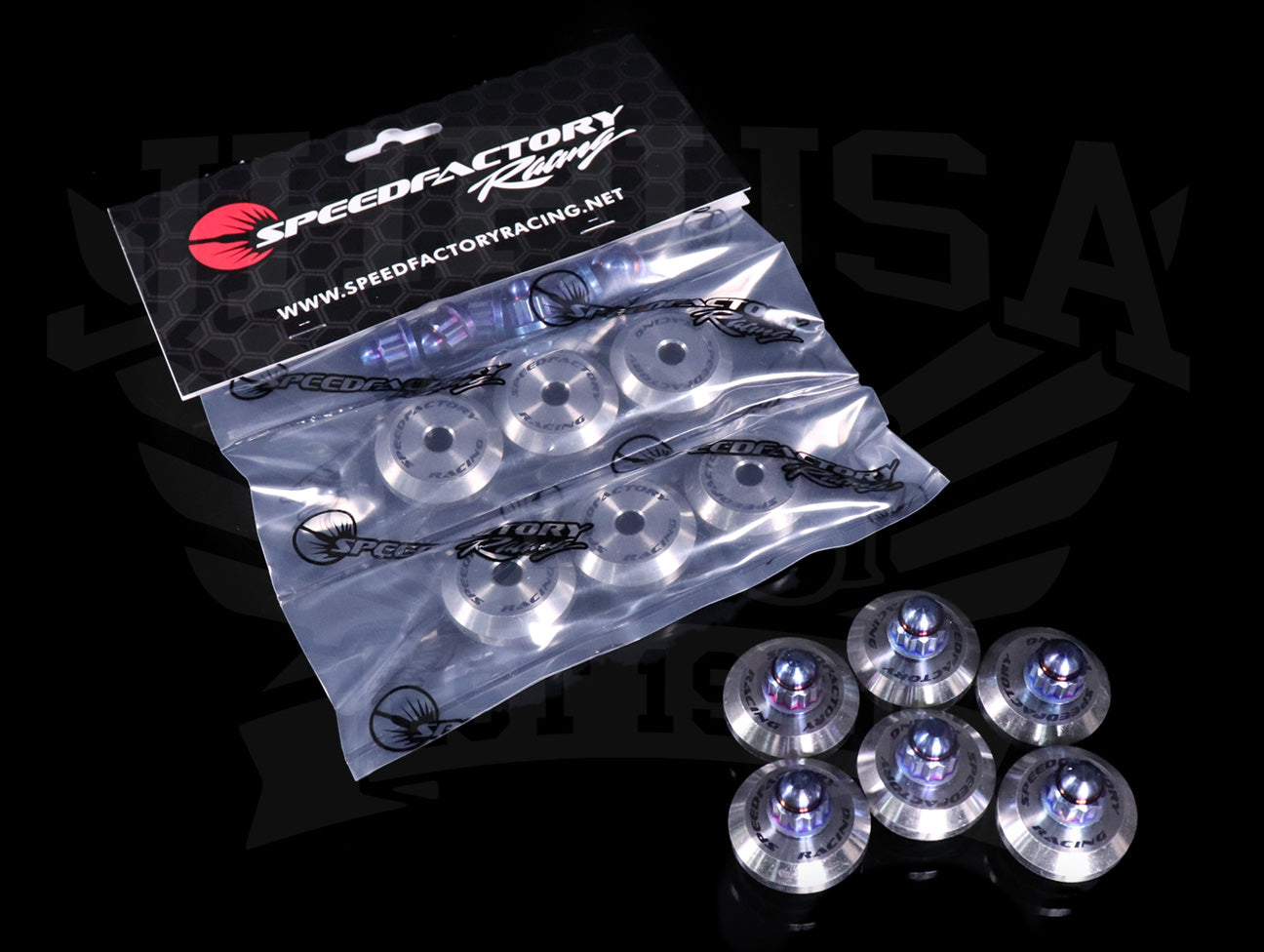  SpeedFactory Titanium Valve Cover Hardware Set - K-series 