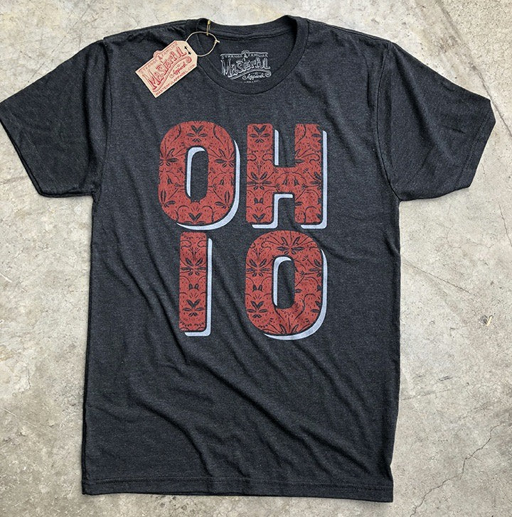 Vintage Floral Ohio T-Shirt