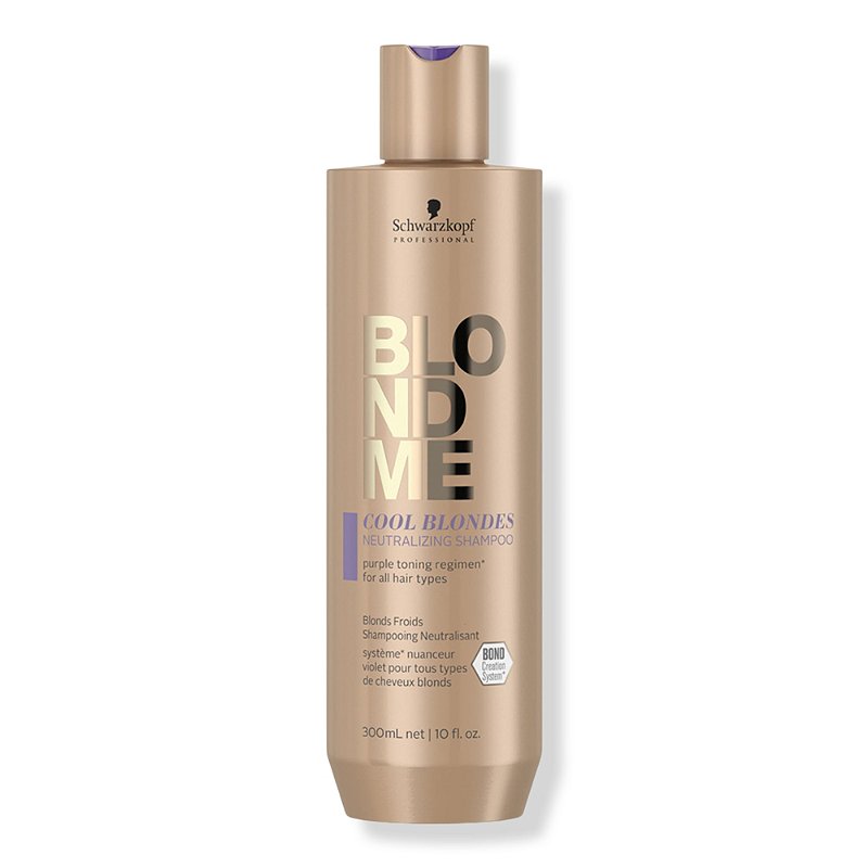 Schwarzkopf BLONDME Cool Blondes Neutralizing Purple Toning Shampoo 10 oz