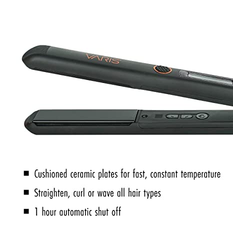 Varis Creative Energy Smoother 1 Inch Ceramic Flat Iron 450F