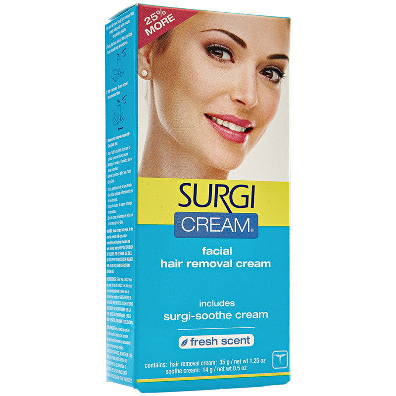 Surgi Cream Facial Hair Removal Cream 1 oz