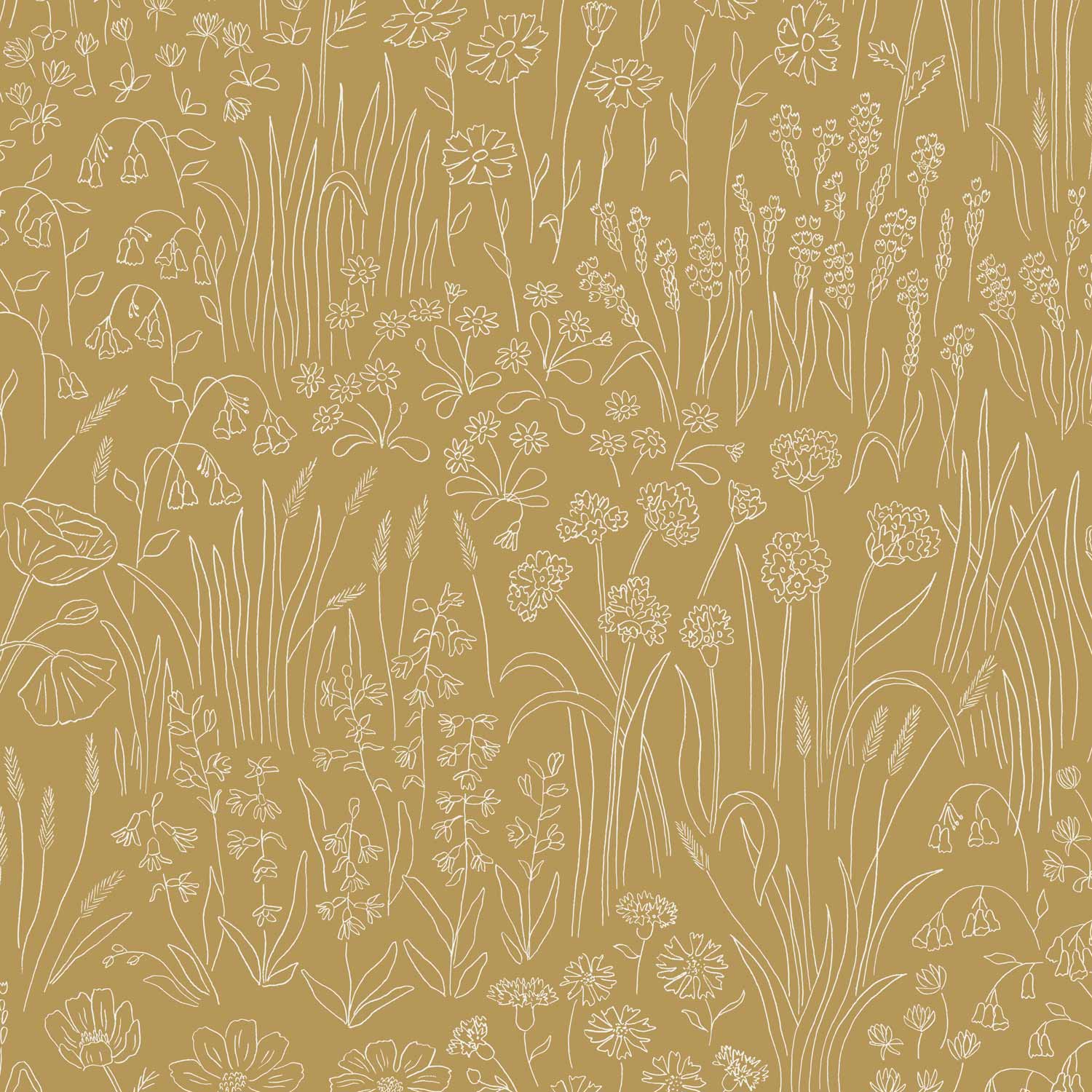 Alpine Garden Wallpaper - Tonal