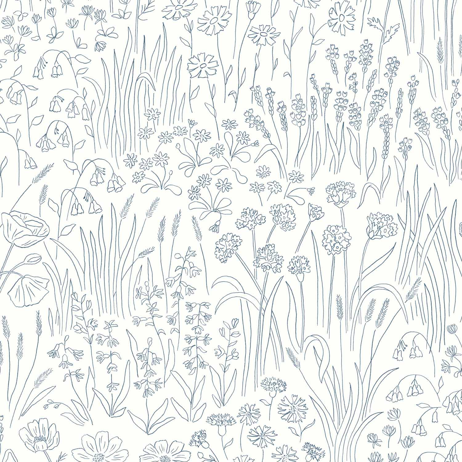 Alpine Garden Wallpaper - Tonal