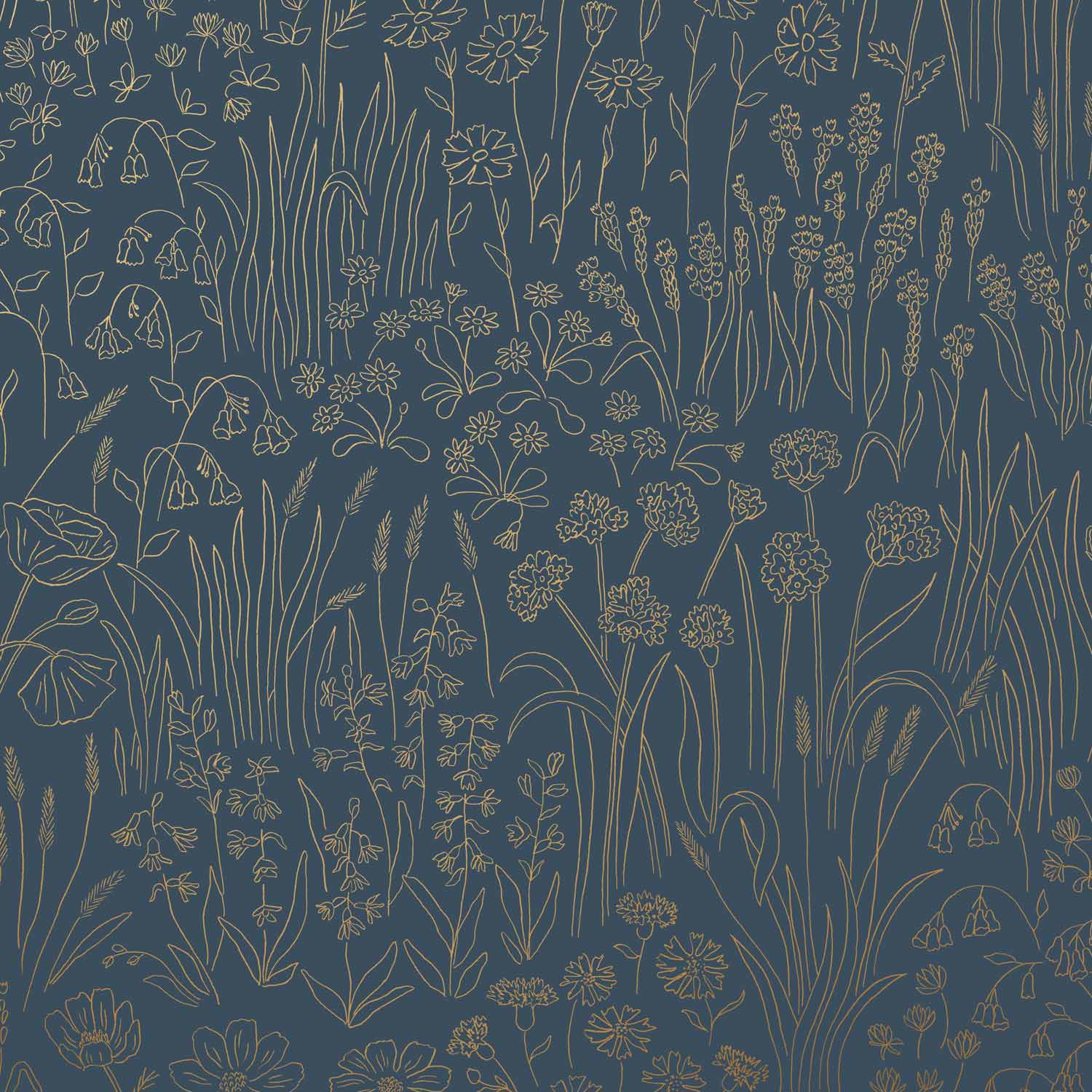 Alpine Garden Wallpaper - Tonal