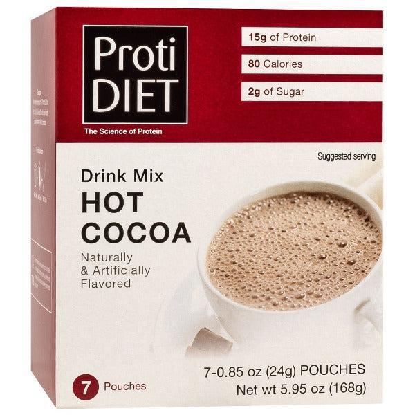 ProtiDiet - High Protein Hot Drink Mix Hot Cocoa - 7/Box