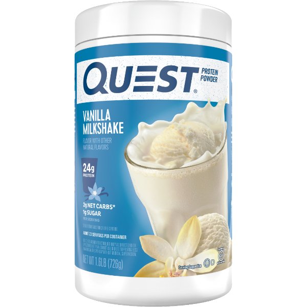Quest High Protein Powder - Vanilla Milkshake - 1.6 LB