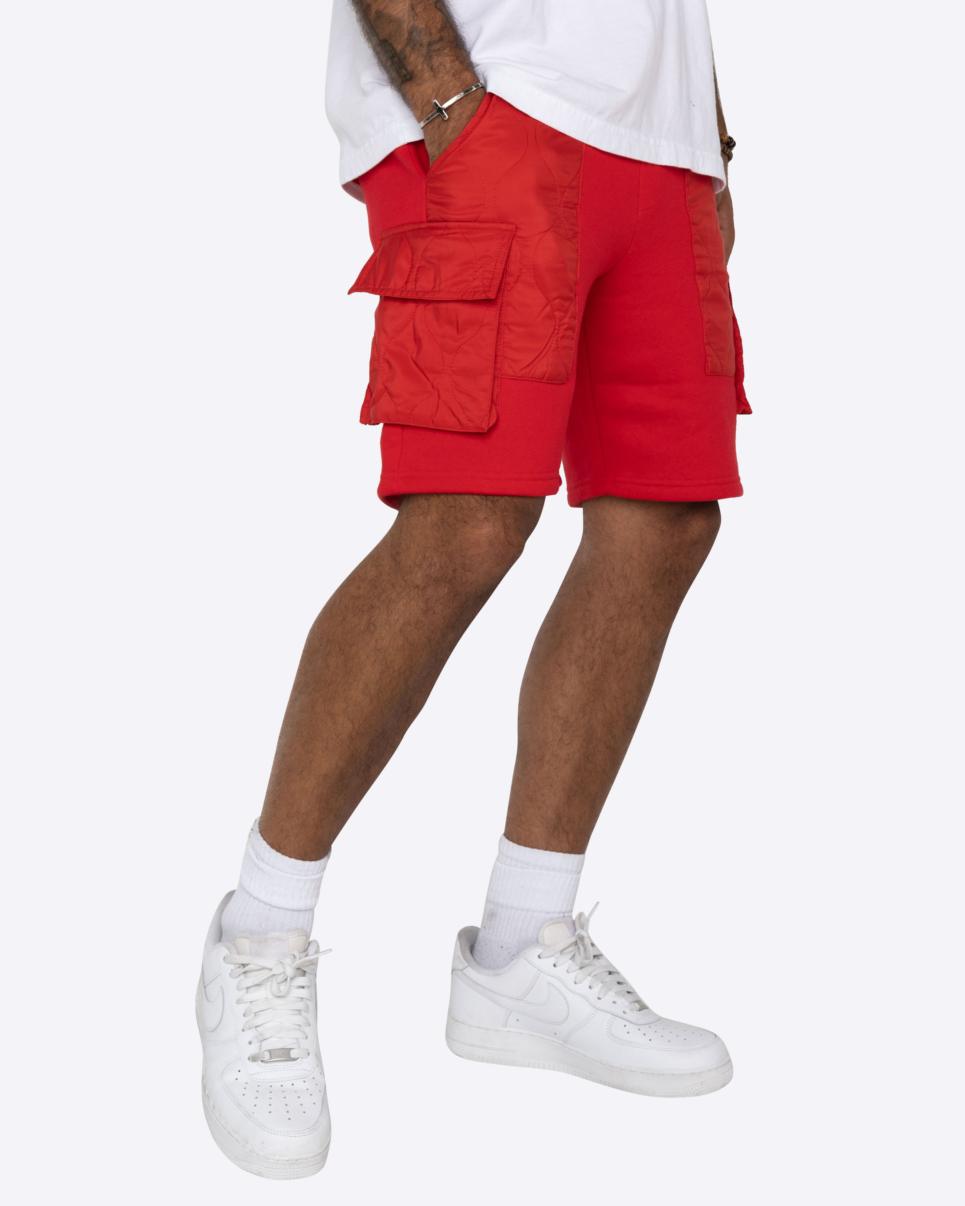 EPTM HYBRID SHORTS-RED