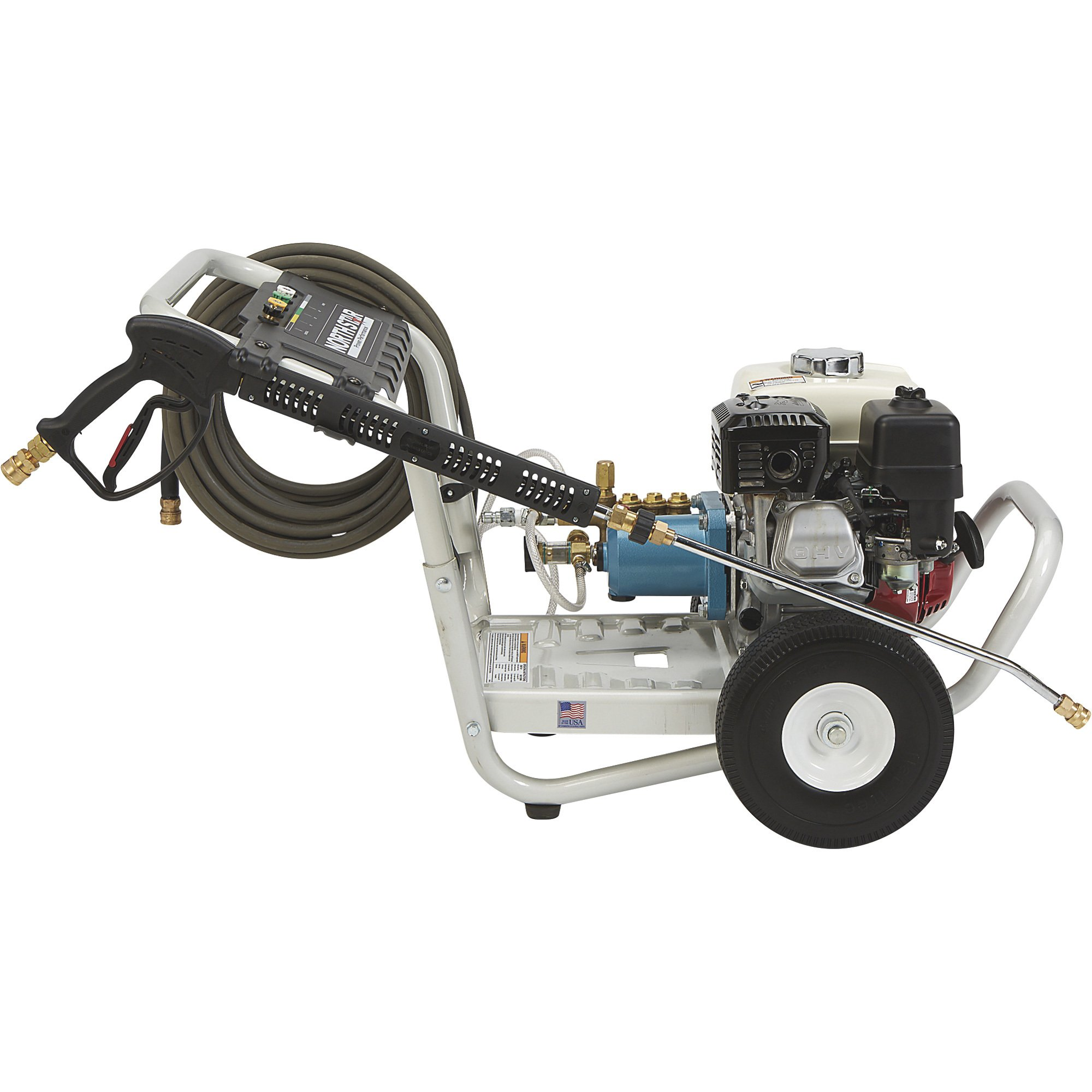 NorthStar Pressure Washer 3300 PSI 2.5 GPM Honda GX200 CAT Pump Aircraft Grade Aluminum Electric Start Gas 157132 New