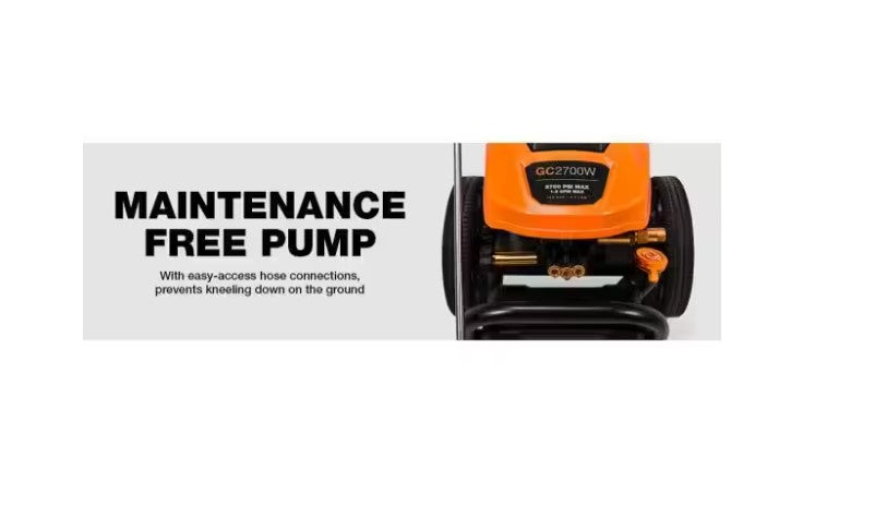 Generac GC2700 2700 PSI 1.2 GPM Electric Pressure Washer New