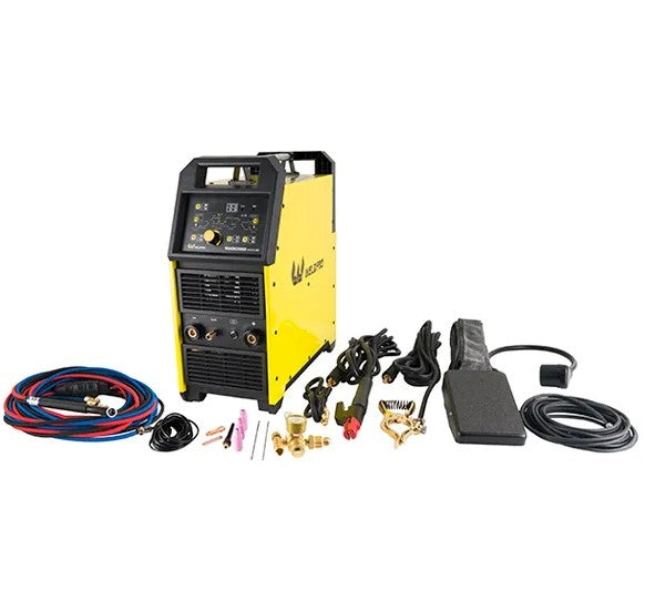 Weldpro TIGACDC250GD AC/DC?CK20 Welder with W300 Water Cooled Torch and Cart SP2005 New