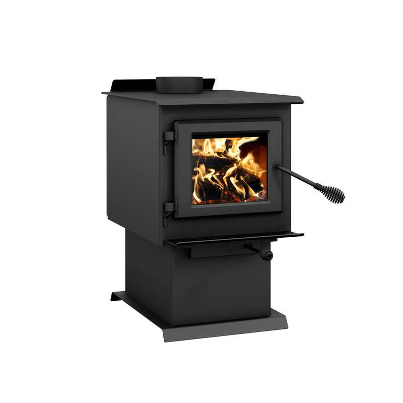 Century Heating S250 EPA Certified 1,200 Sq. Ft. Wood Stove On Pedestal New