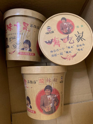 八两金代言的嗨吃家明星酸辣粉