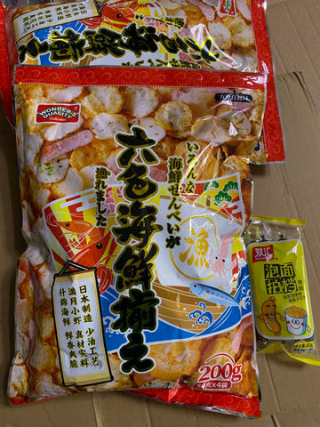 山姆会员超市供应的海德福日本什锦海鲜仙贝的照片