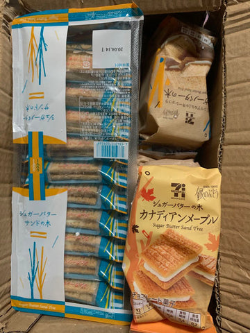 亮亮妈代购转运的日本Sugar Butter Sand Tree奶油夹心饼干