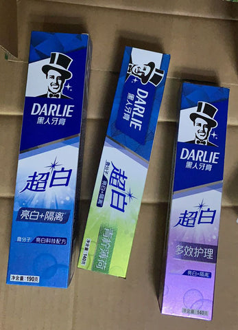 黑人牙膏超白净齿系列英国