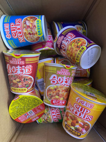 亮亮妈转运到英国的多口味合味道方便面杯面的照片