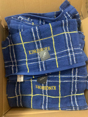 金号蓝色毛巾英国