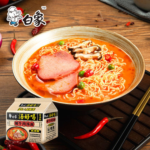 白象辣牛肉汤面英国