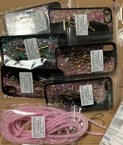 亮亮妈转运到英国的液体流沙苹果手机壳