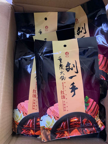 刘一手重庆红汤火锅底料英国