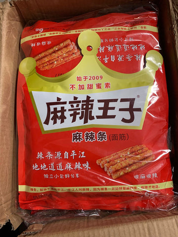 亮亮妈转运到英国的麻辣王子辣条的照片