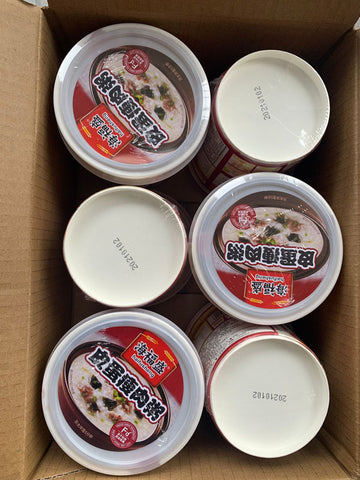 6被海福盛皮蛋瘦肉粥,开水冲泡就可以食用,方便快捷