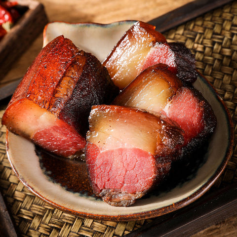 让人垂涎欲滴的黔五福贵州老腊肉的实拍照片