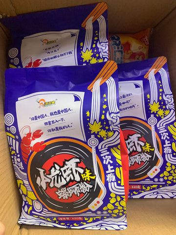 好欢螺小龙虾味螺蛳粉英国