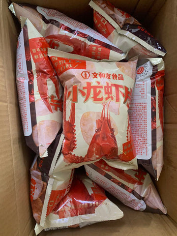 长沙文和友虾片零食小吃麻辣湖南小龙虾口味