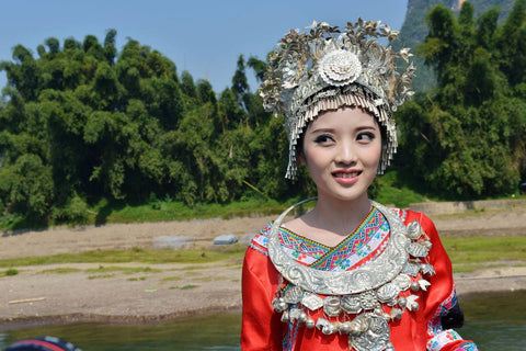 贵州苗族姑娘