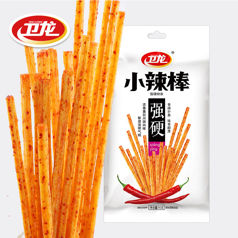 【卫龙】小辣棒50g*6袋 强硬 耐嚼 干货!