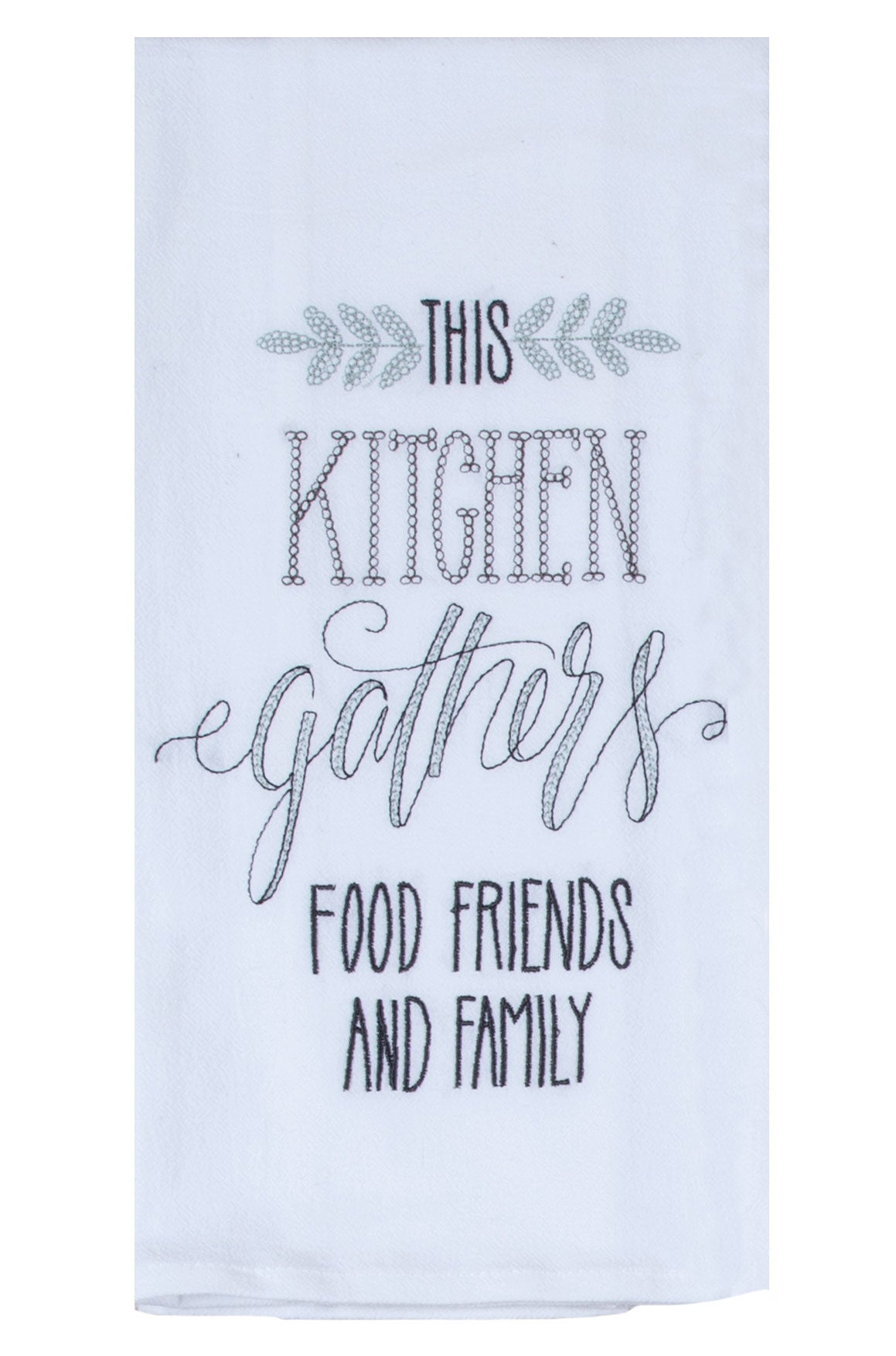 Food Friends and Family Flour Sack Towel