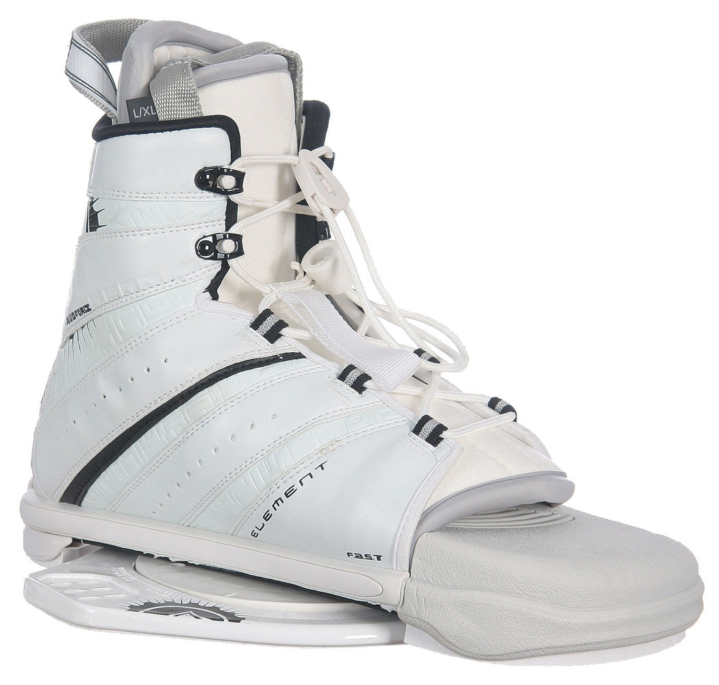 Liquid Force Element OT Wakeboard Binding Boots M 5-7 W 6-8 White Blk. 2nd