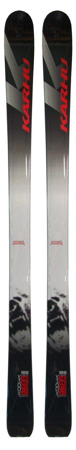 186cm Karhu Kodiak Bear Series Blem Wide Powder Skis 11.7 x 8 x 10.5