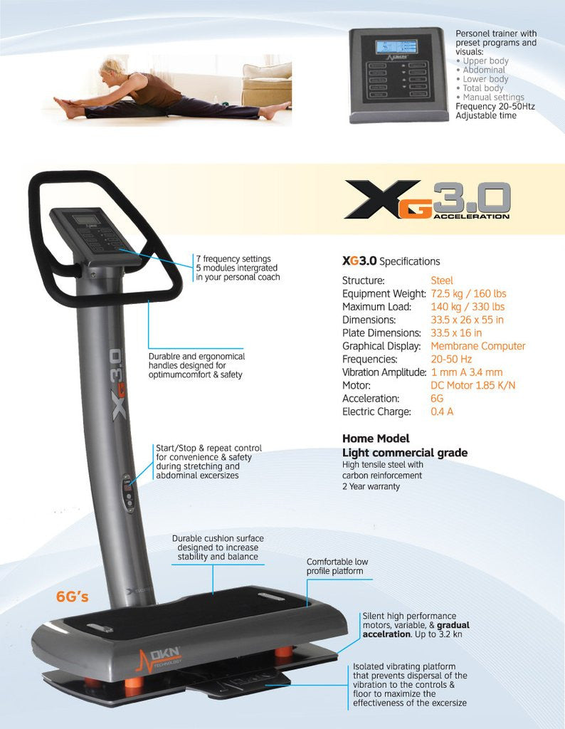 XG-03 Whole Body Vibration Trainer by DKN Technology