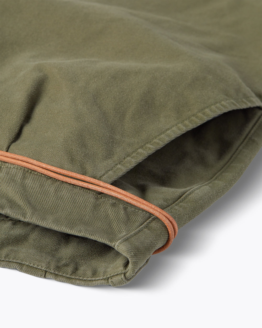 Homecore - Green Twill Pant - Burnt Olive