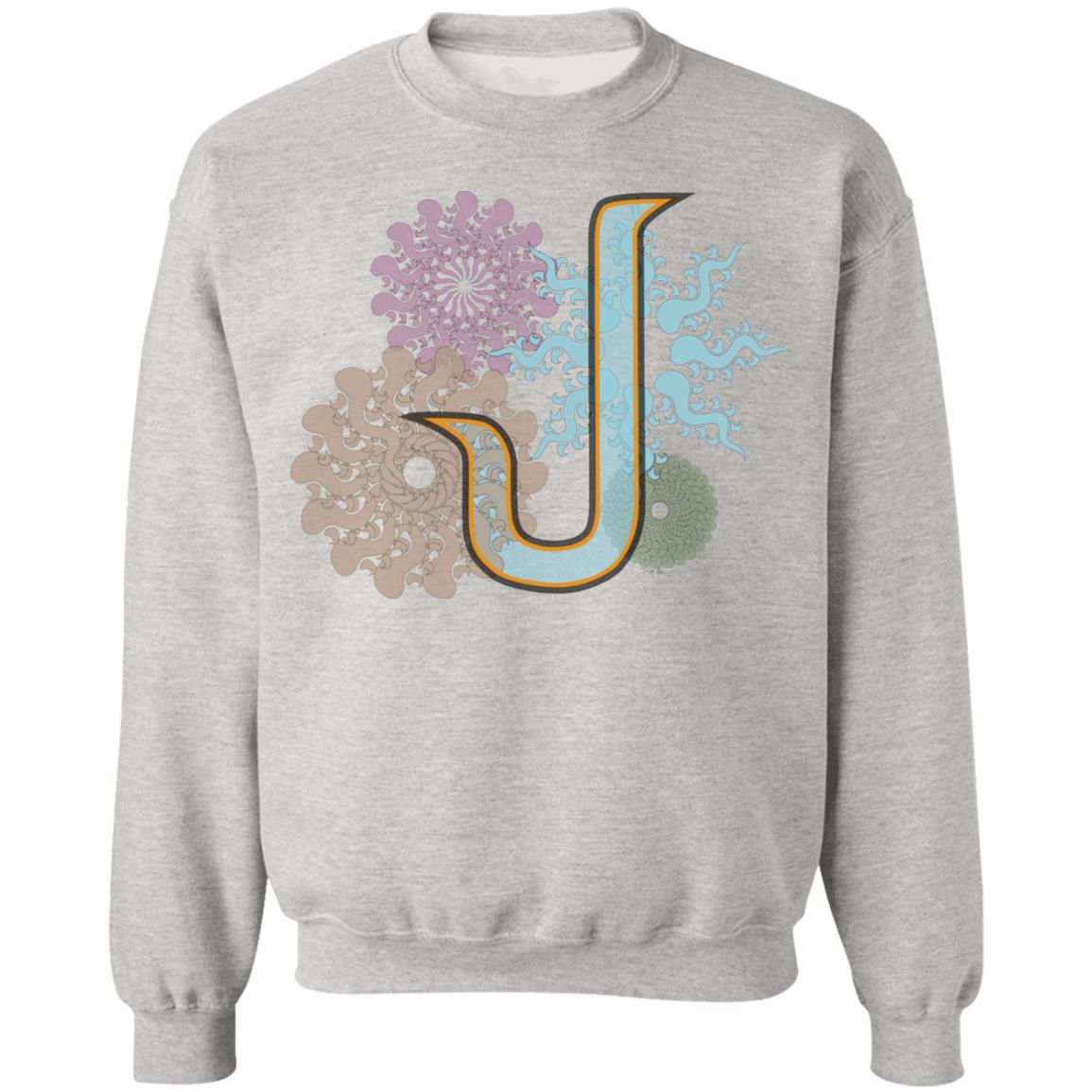  Pullover Sweatshirt with Arabic Initial - 'Lām' (ل) 