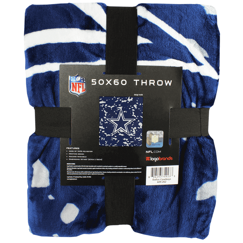 Dallas Cowboys Throw Blanket, 50